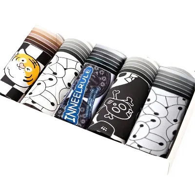5Pcs/Lot Men's Boxers Underwear Comfortable Male Boxer Underpants Breathable Shorts