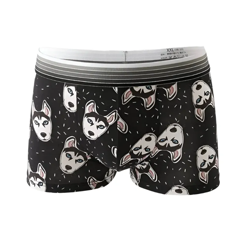 5Pcs/Lot Men's Boxers Underwear Comfortable Male Boxer Underpants Breathable Shorts