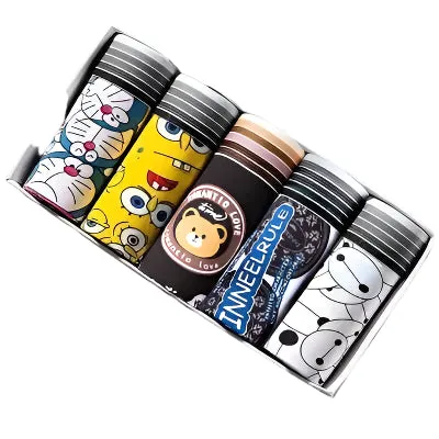5Pcs/Lot Men's Boxers Underwear Comfortable Male Boxer Underpants Breathable Shorts