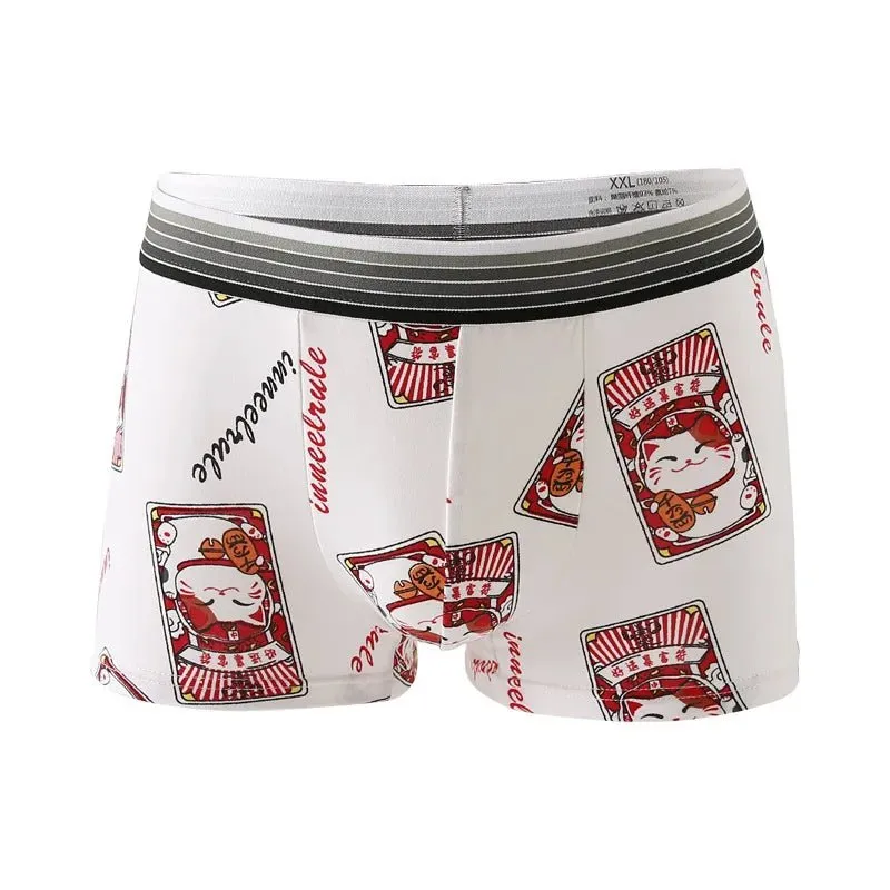 5Pcs/Lot Men's Boxers Underwear Comfortable Male Boxer Underpants Breathable Shorts