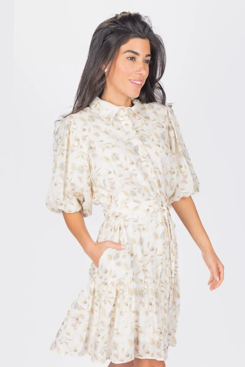 ALLIE DRESS SHORT SLEEVE 36" (SAGE)