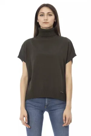 Baldinini Trend Baldinini Grøn Uld Sweater