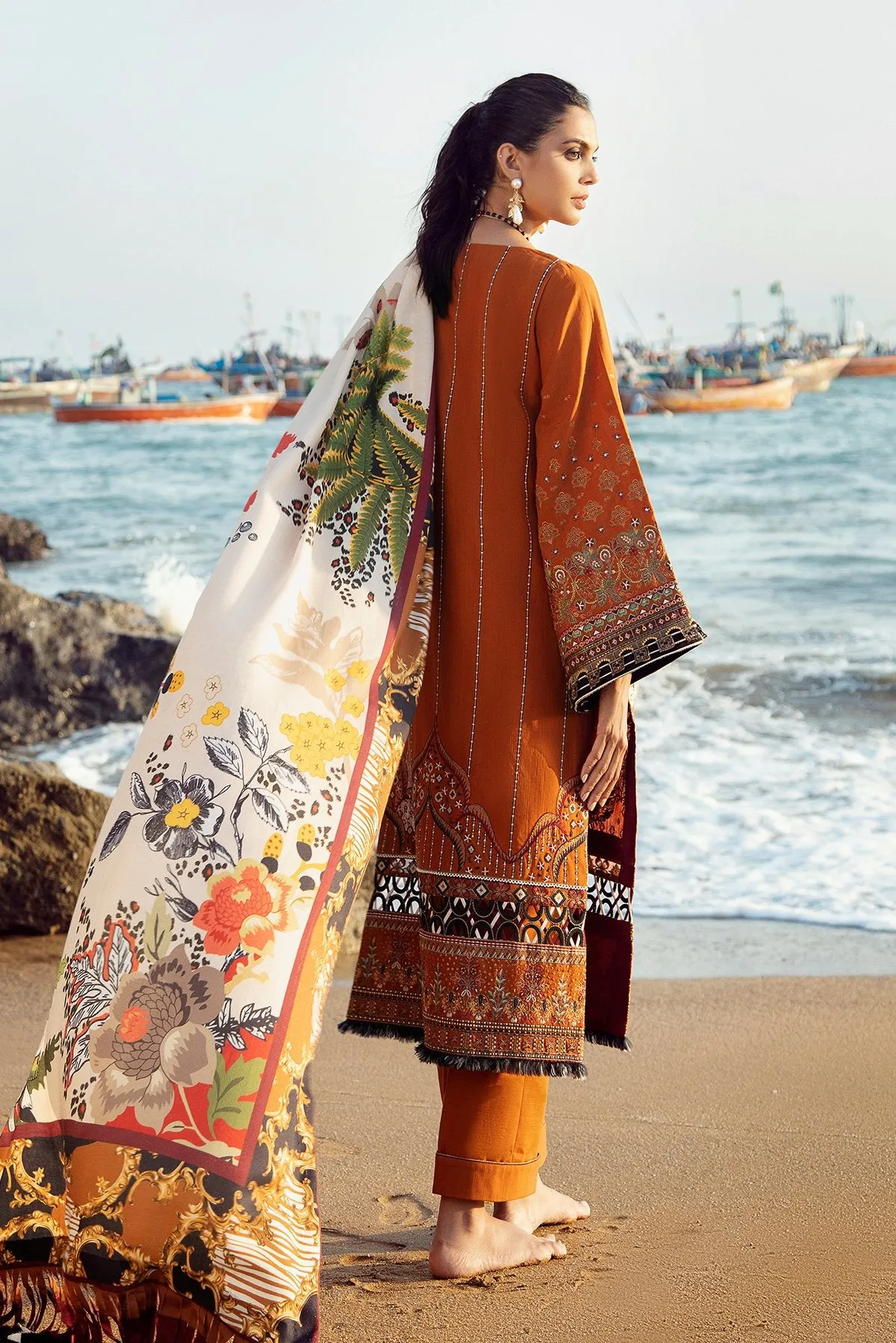 Baroque Khaddar Winter Collection – SAFFRON