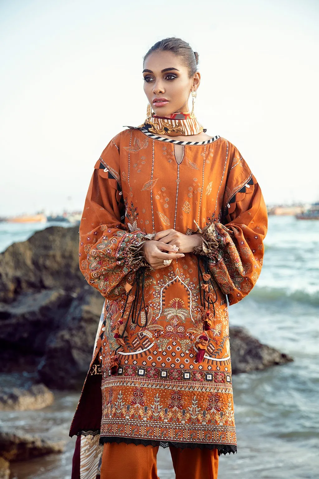 Baroque Khaddar Winter Collection – SAFFRON