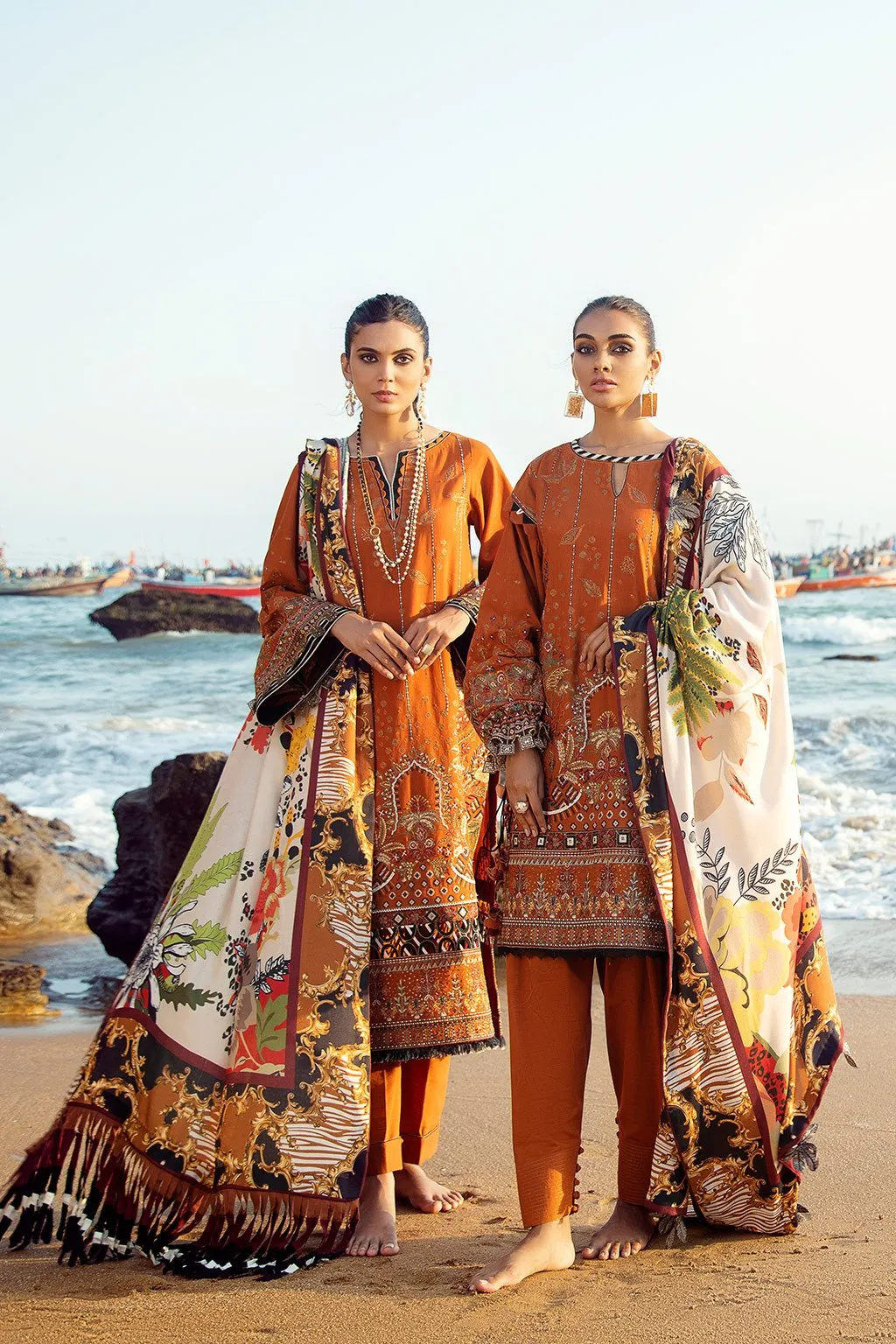 Baroque Khaddar Winter Collection – SAFFRON