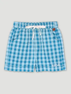Boys Gingham Seersucker Short