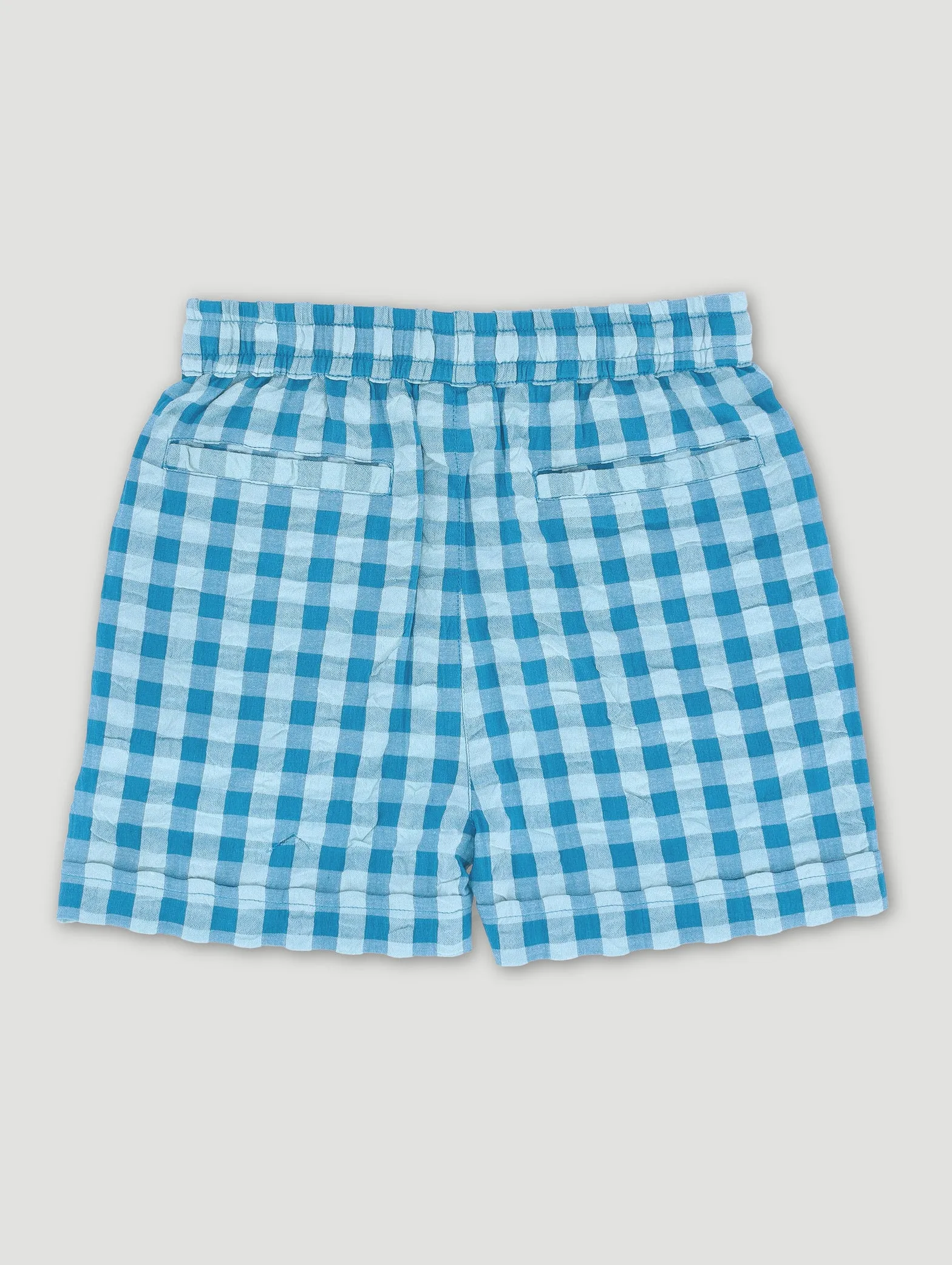 Boys Gingham Seersucker Short