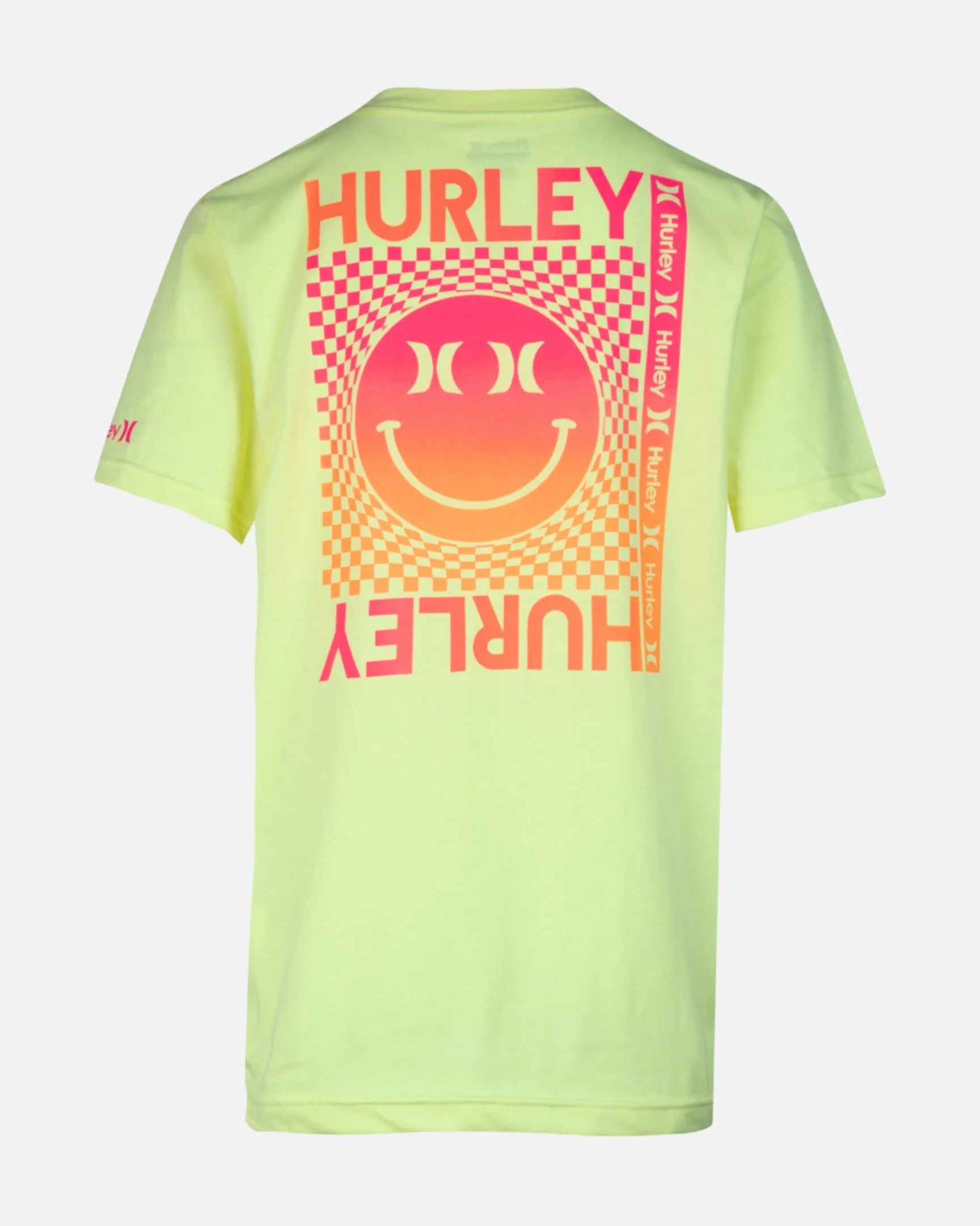 Boys Smiley Checkered Tee