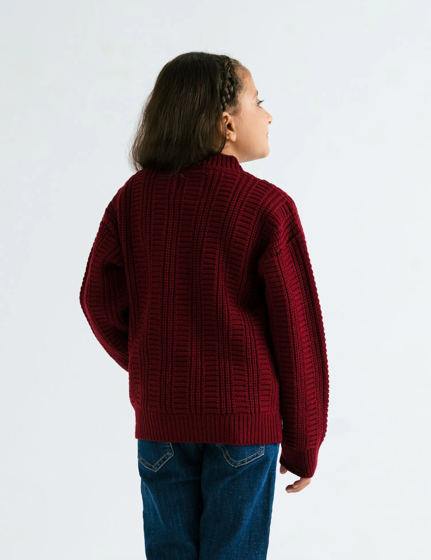 CABLE KNIT CARDIGAN