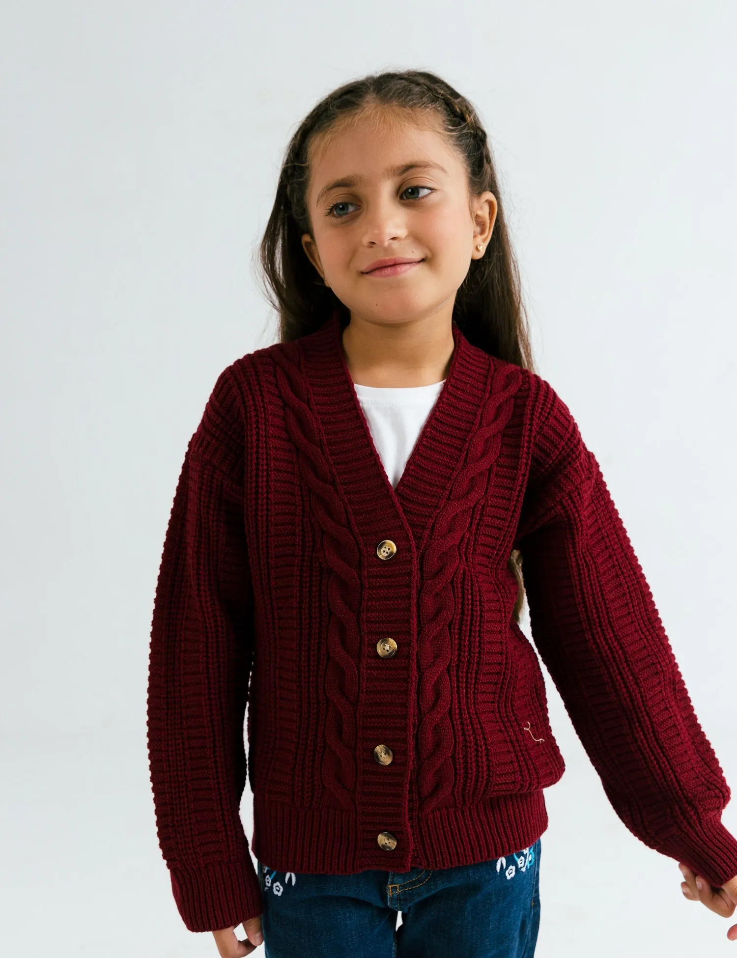 CABLE KNIT CARDIGAN