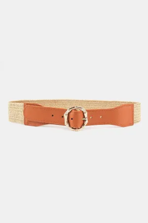 Classy Women's Alloy Buckle Braided Belt