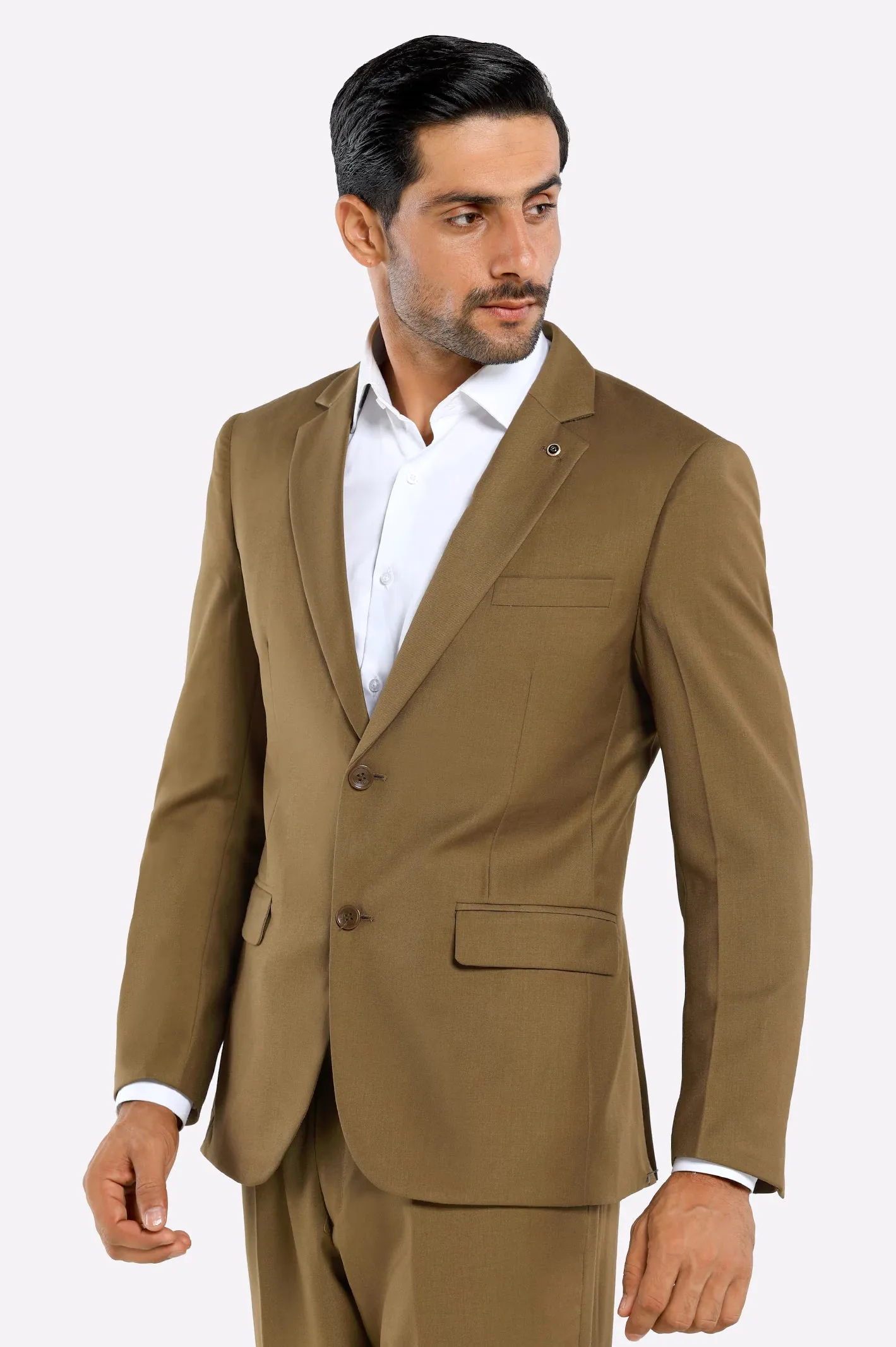 Coffee Brown Formal 2PC Suit