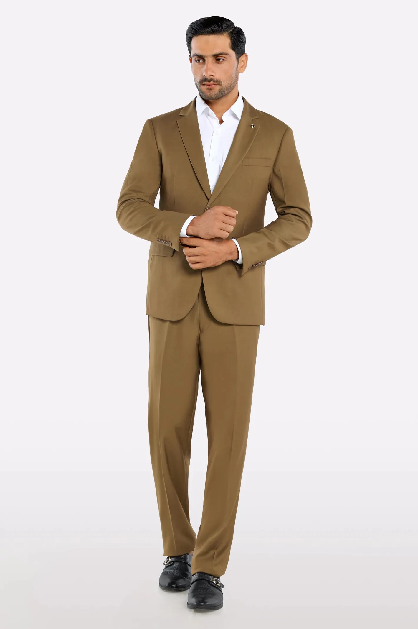 Coffee Brown Formal 2PC Suit