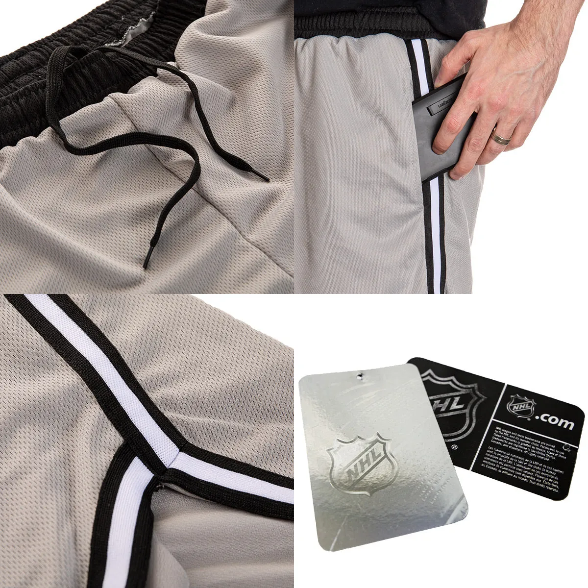 Colorado Avalanche Men's 2 Tone Air Mesh Shorts Lined with Pockets