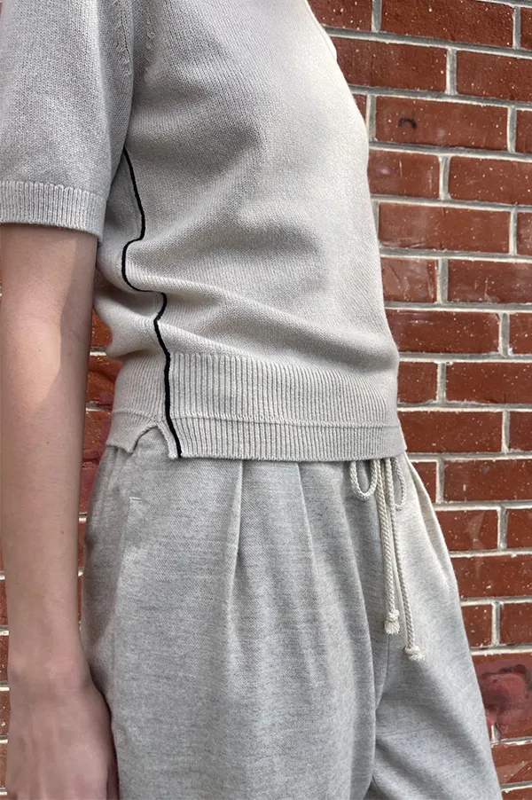 Cosy Drawstring Pant in Oatmeal