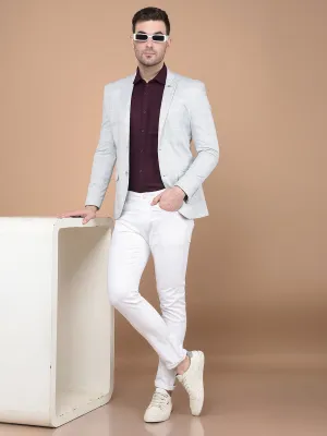 Cream Pin-Stripe Blazer