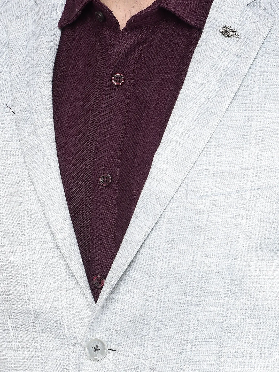 Cream Pin-Stripe Blazer
