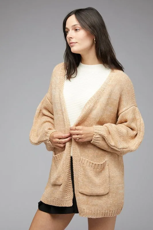 Davi & Dani Rock & Love Knit Long Sleeve Cardigan