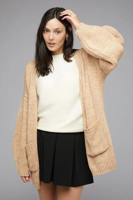 Davi & Dani Rock & Love Knit Long Sleeve Cardigan