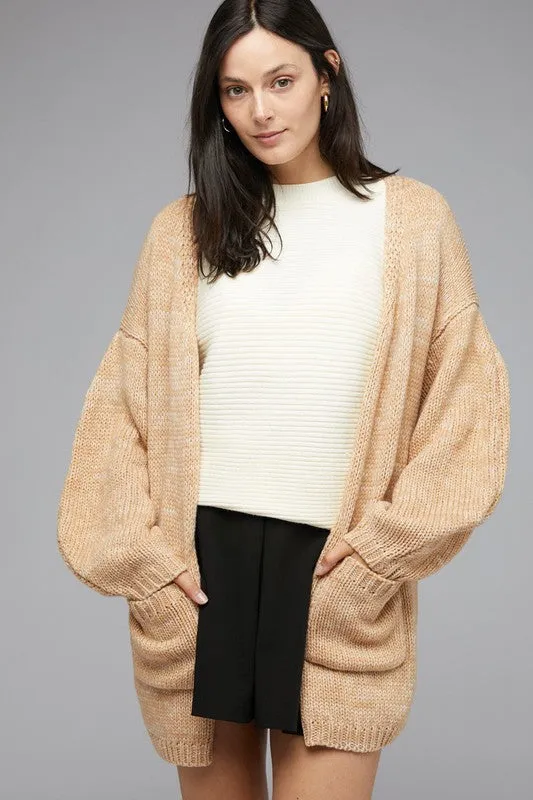 Davi & Dani Rock & Love Knit Long Sleeve Cardigan