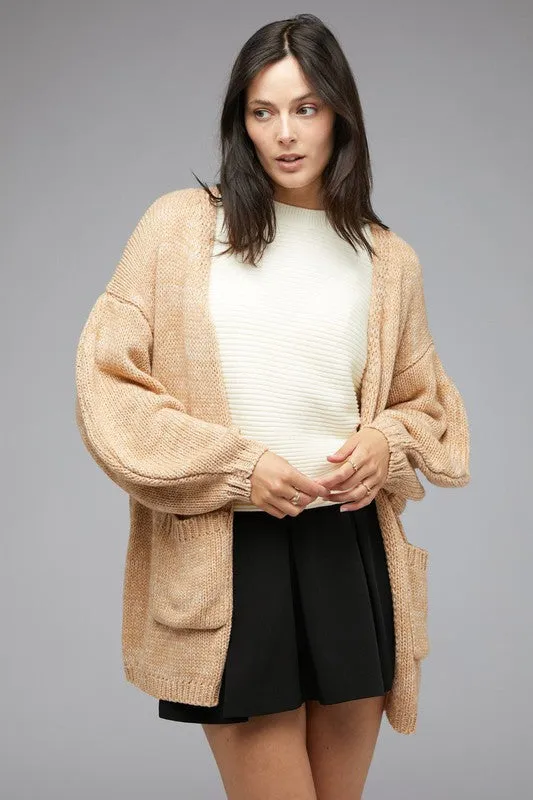 Davi & Dani Rock & Love Knit Long Sleeve Cardigan
