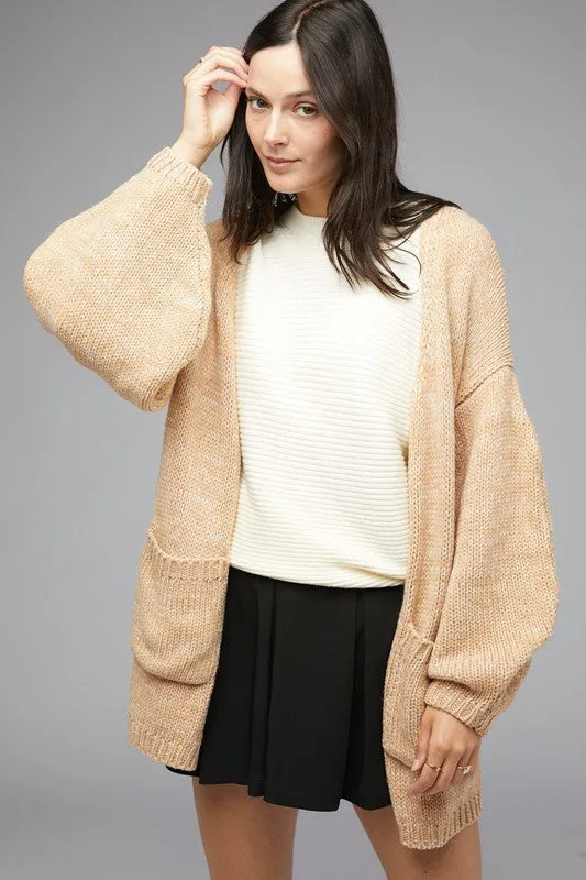 Davi & Dani Rock & Love Knit Long Sleeve Cardigan