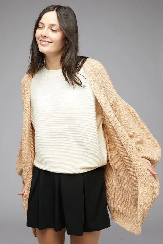 Davi & Dani Rock & Love Knit Long Sleeve Cardigan