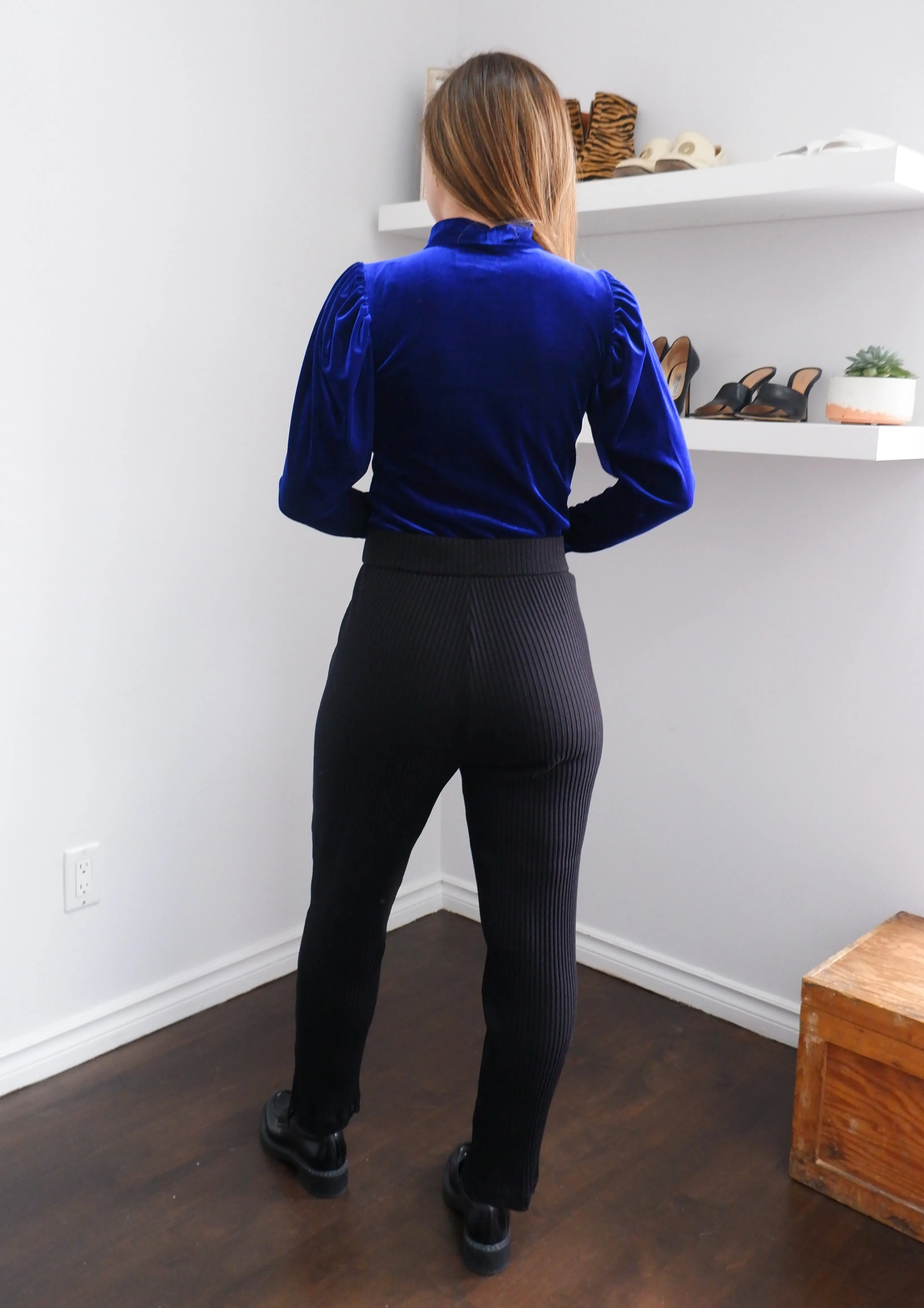 Eileen Fisher Cozy Ribbed Pant - M/L