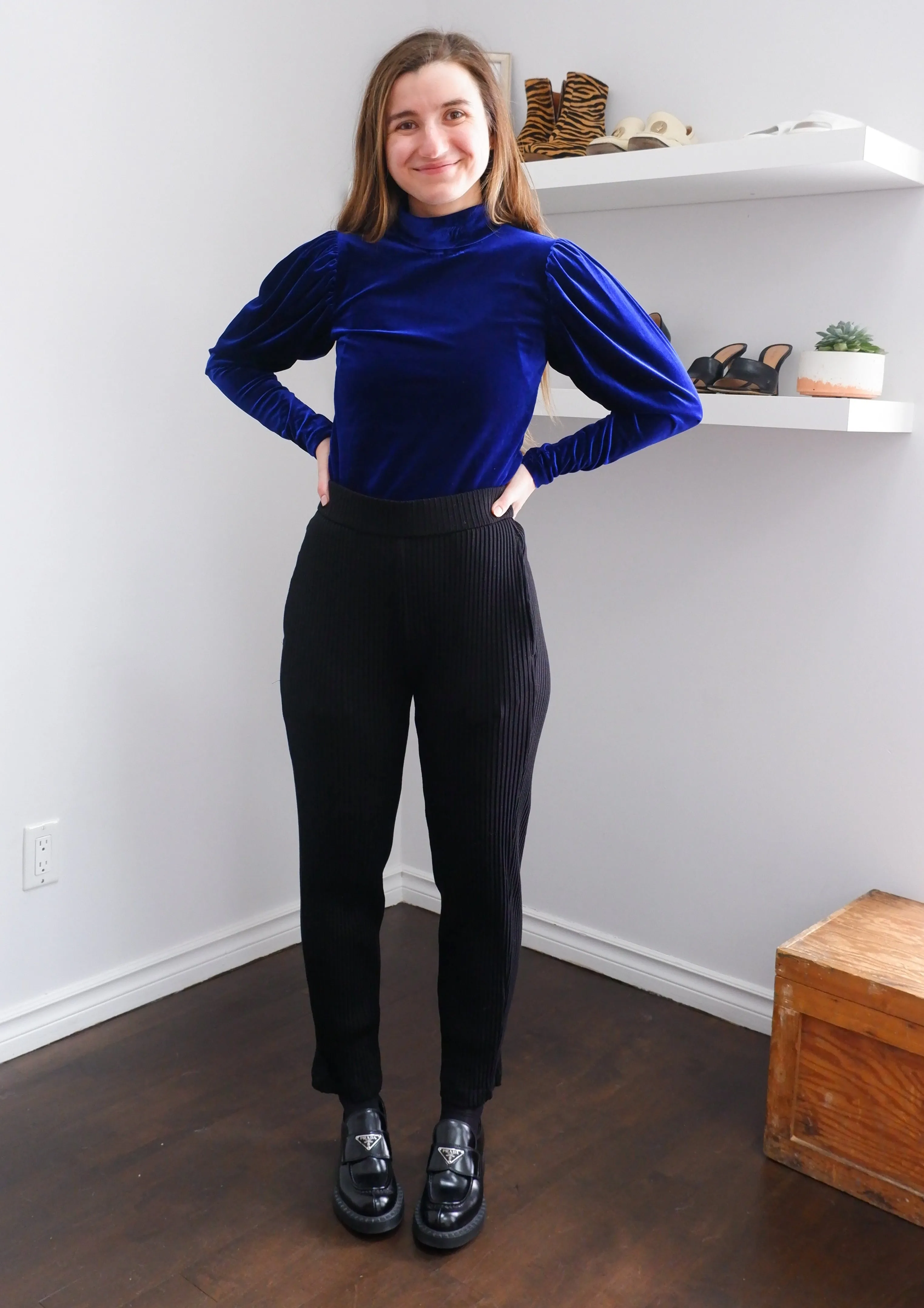 Eileen Fisher Cozy Ribbed Pant - M/L