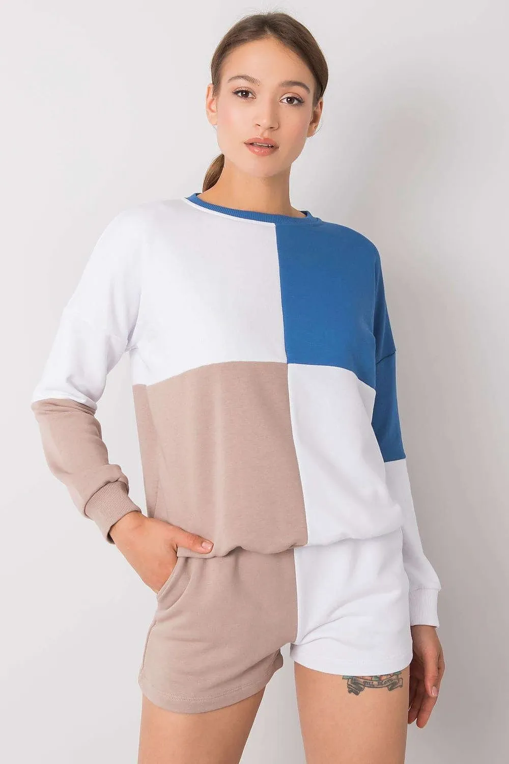 Energetic Flex Cotton Sweatshirt Blend Shorts