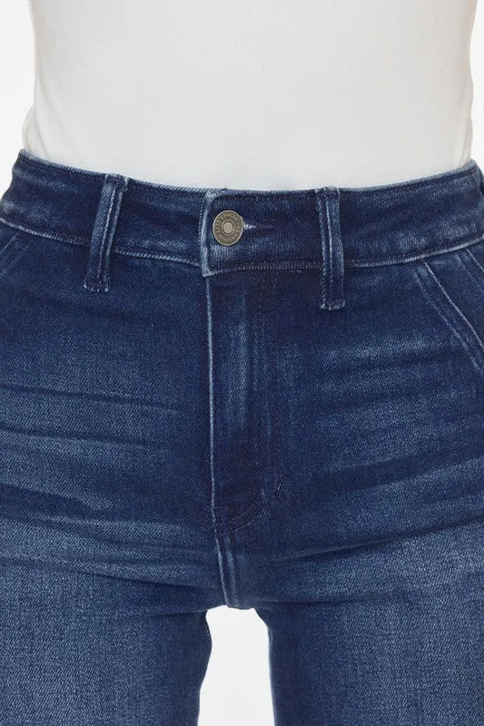 Faithful High Rise Flare Jeans - Dark Wash