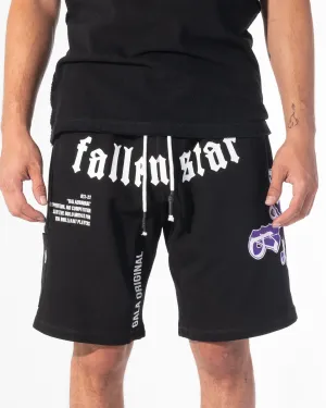 FALLEN STAR SHORTS (JET BLACK)