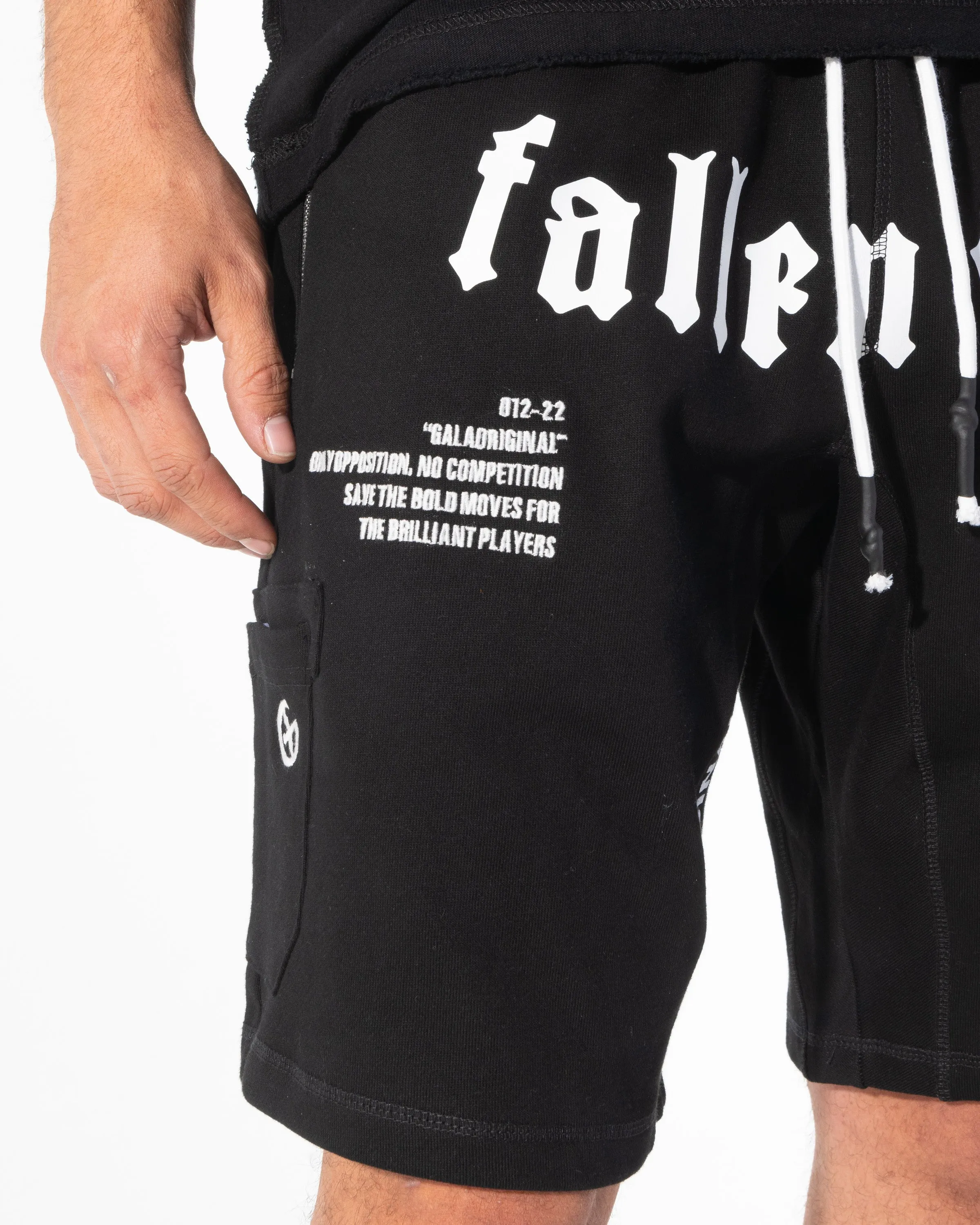 FALLEN STAR SHORTS (JET BLACK)