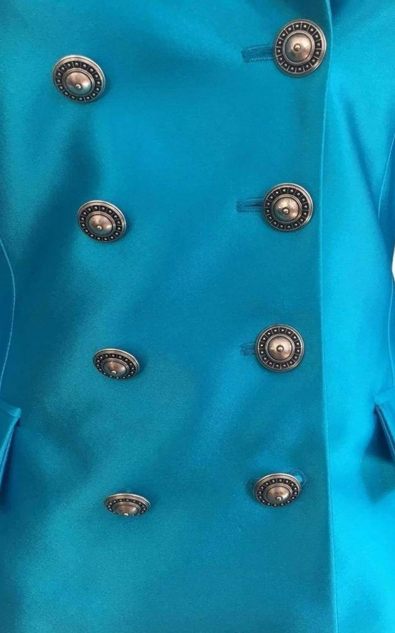 Fausto Puglisi Silk Double Breasted Silk Blazer