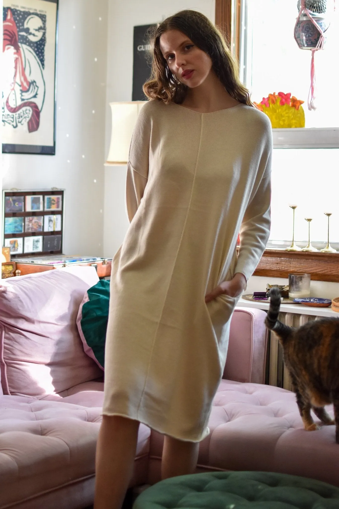 FFORM Panelled Dress (Natural)