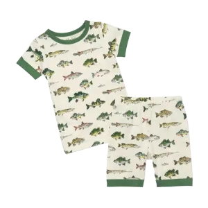 Hatley PJ Tee & Shorts Set - Real Fish