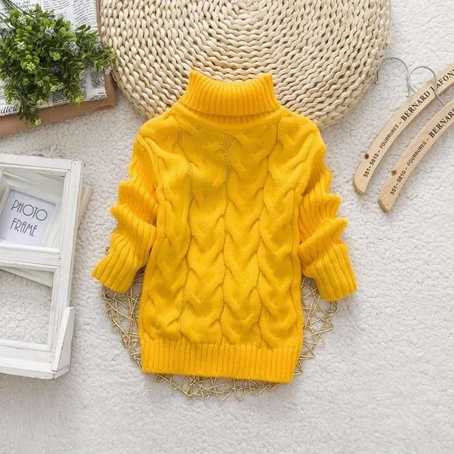 High collar Pullovers Turtleneck Warm Thick Sweaters