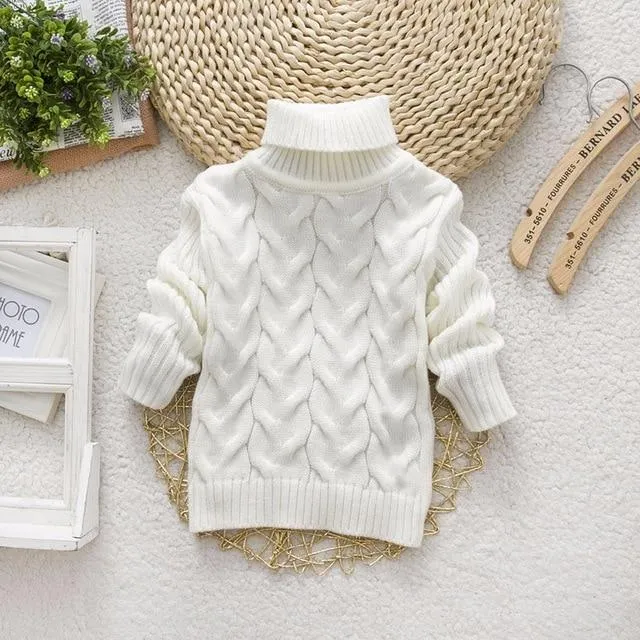 High collar Pullovers Turtleneck Warm Thick Sweaters