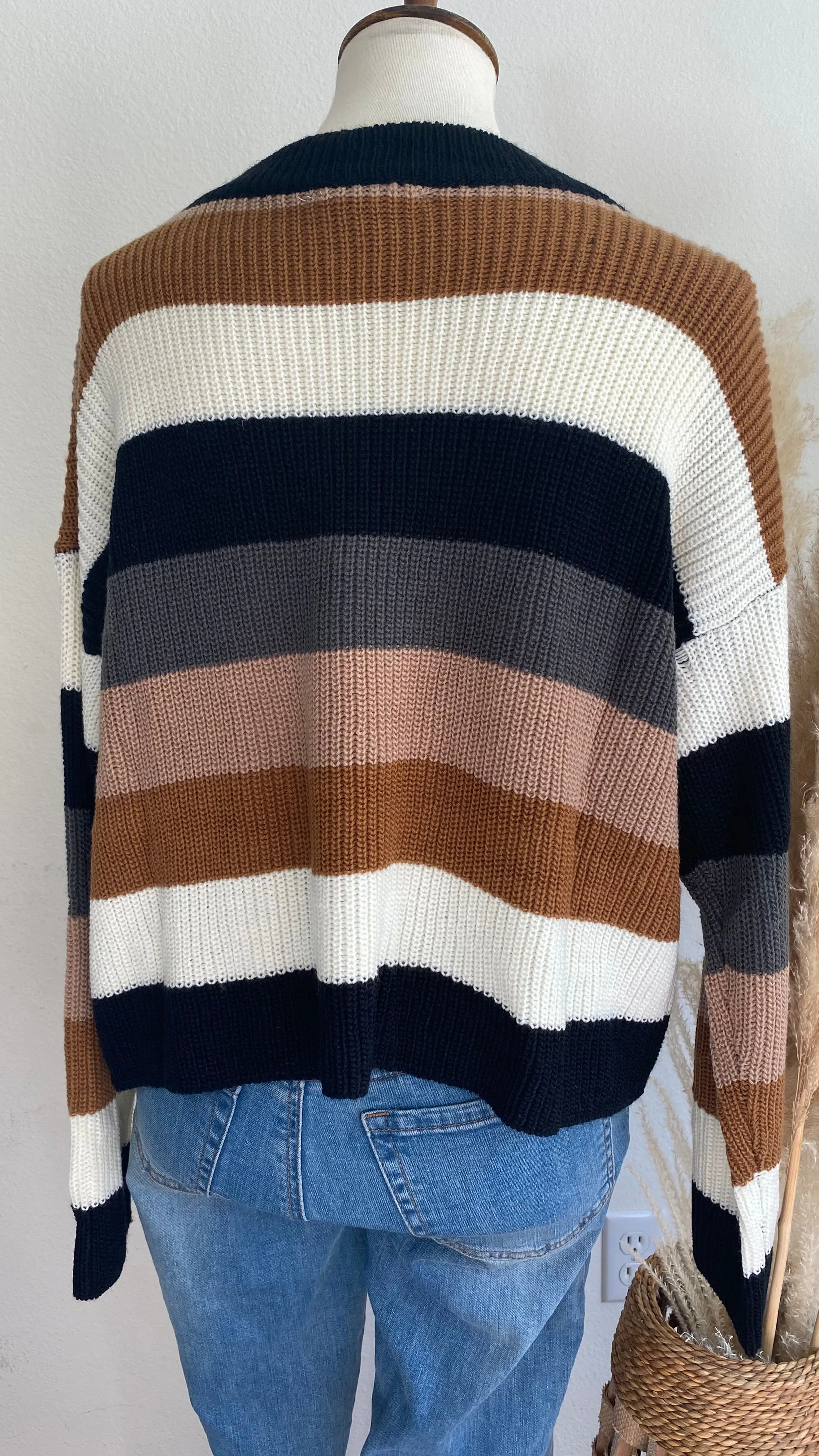 In Love With Fall Colorblock Pullover