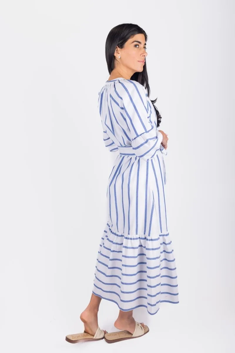 KAI DRESS (BLUE STRIPE)