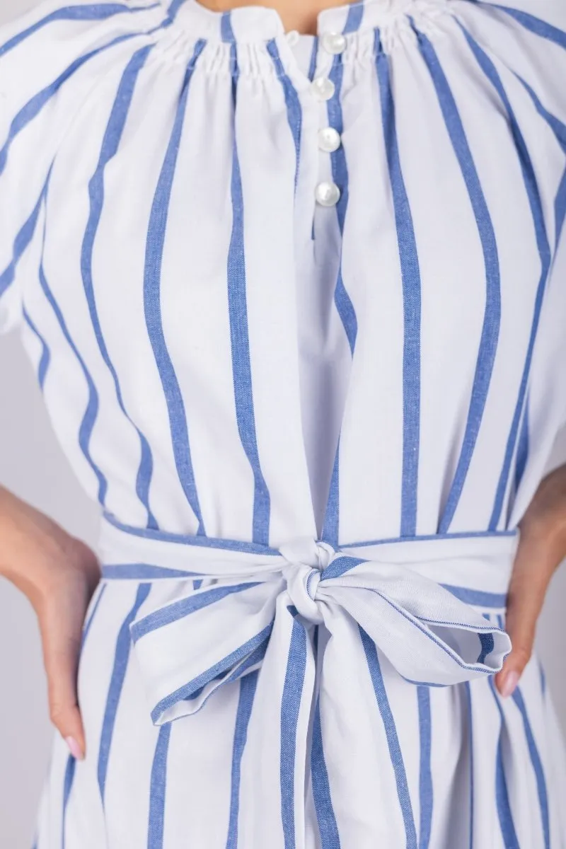 KAI DRESS (BLUE STRIPE)