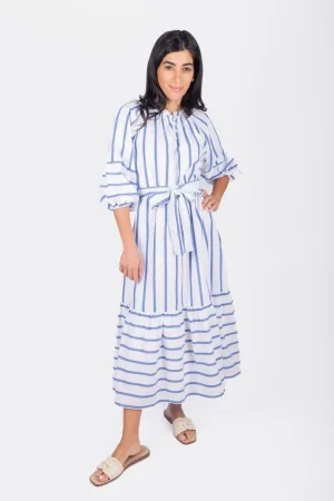 KAI DRESS (BLUE STRIPE)