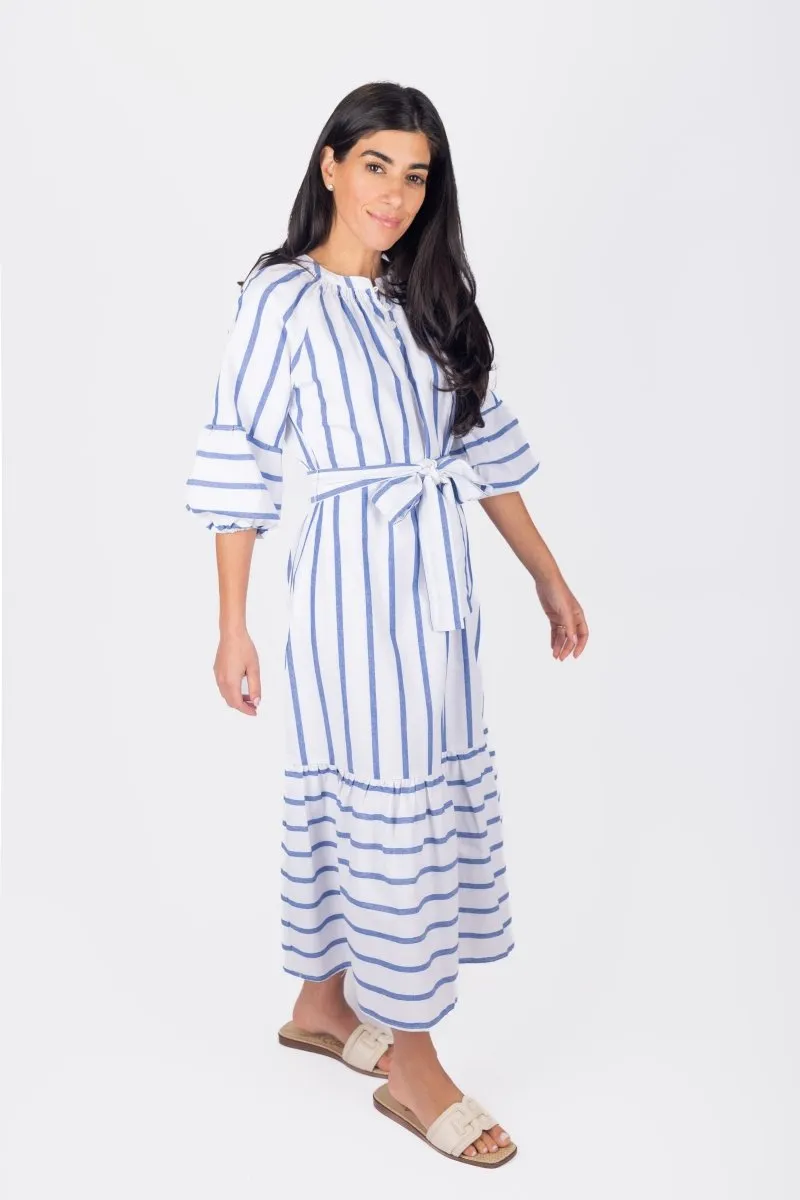 KAI DRESS (BLUE STRIPE)