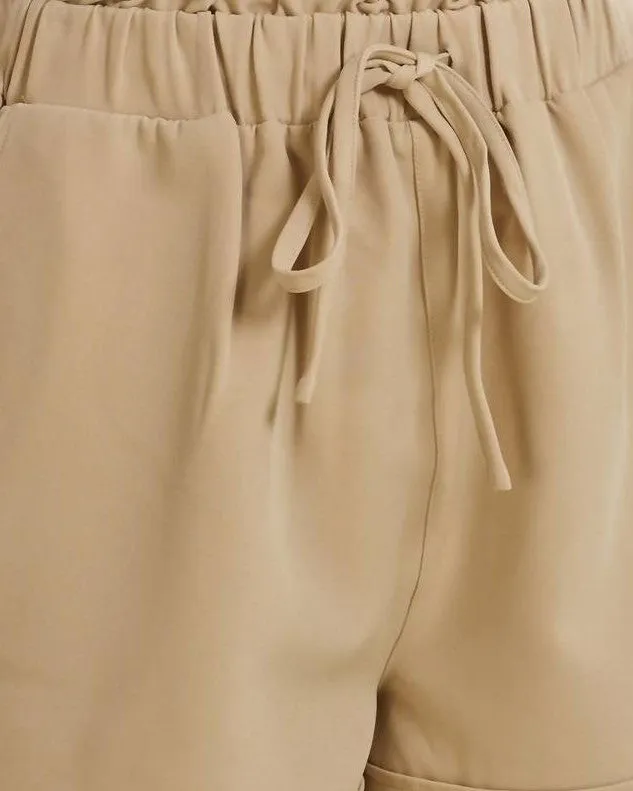 Keep It Neutral Shorts In Tan | Tan