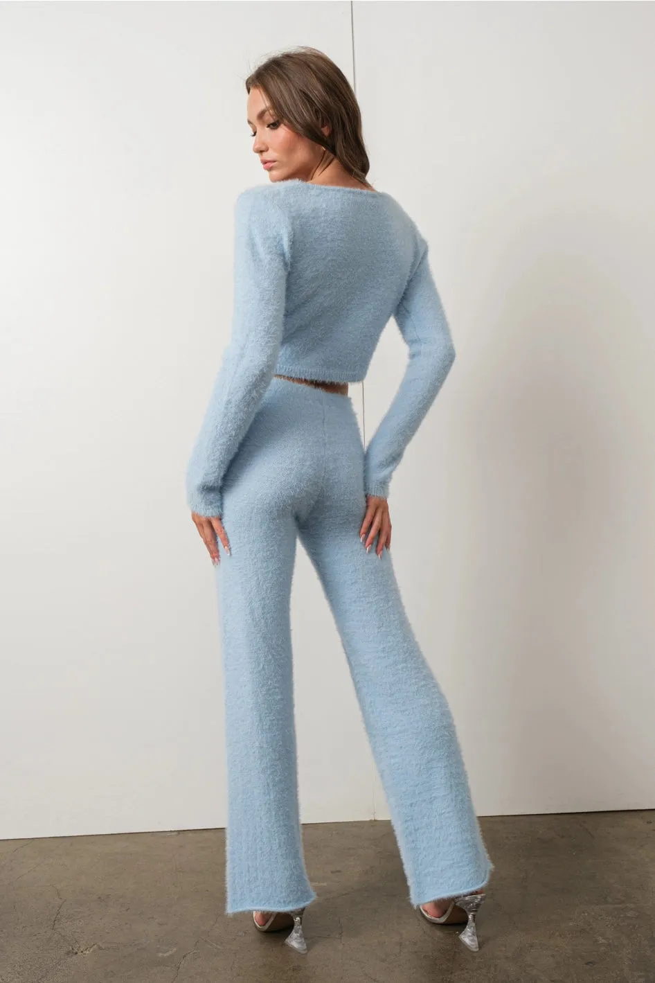 Loreta Fuzzy Knit Top