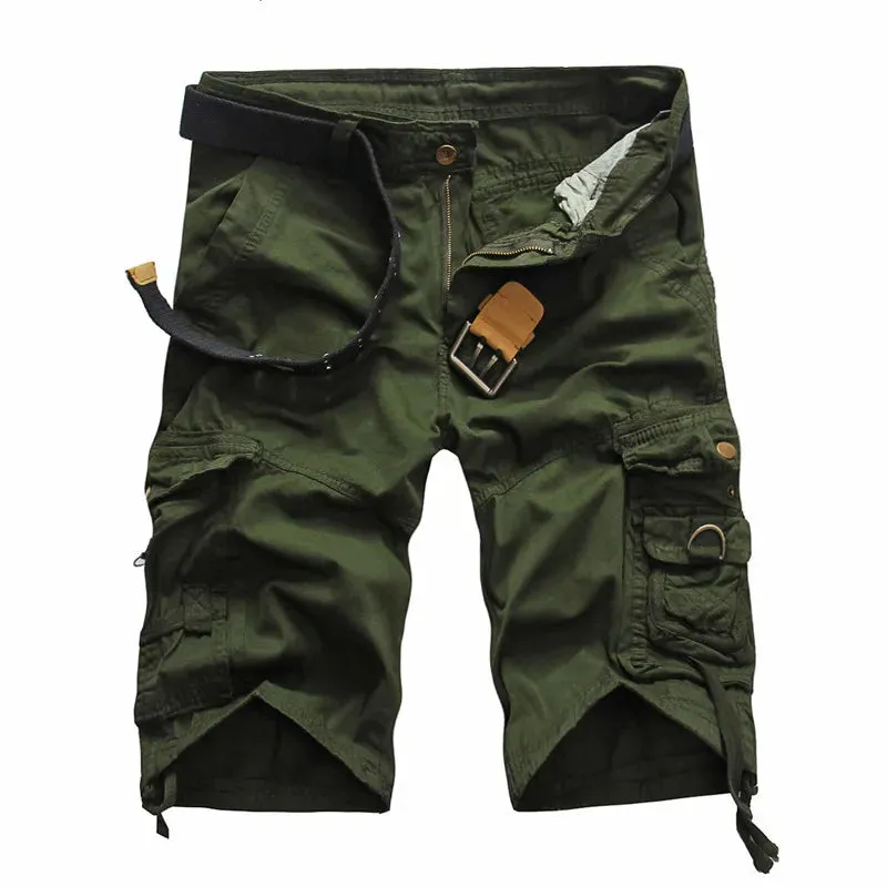 Men's Comfortable Camo Cargo Shorts