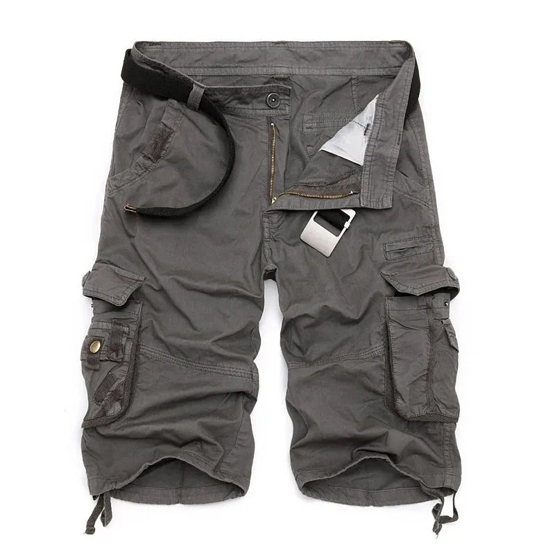 Men's Comfortable Camo Cargo Shorts