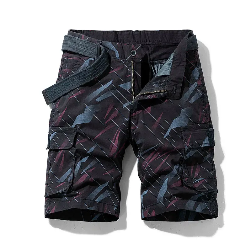 Men's Comfortable Camo Cargo Shorts