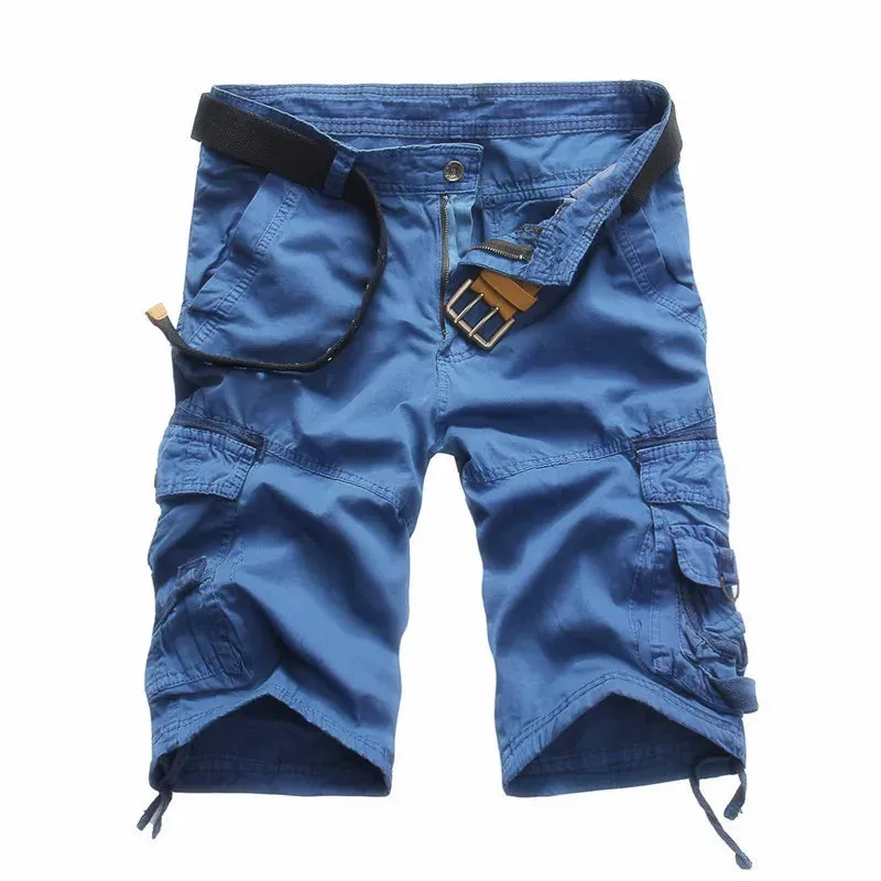 Men's Comfortable Camo Cargo Shorts