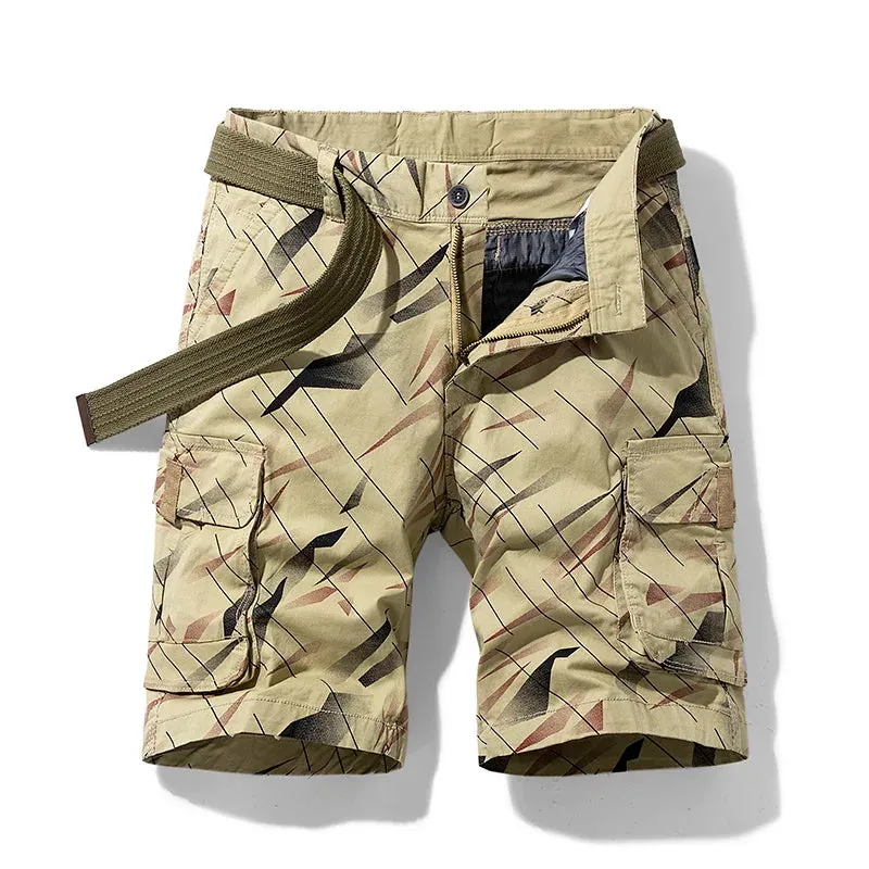 Men's Comfortable Camo Cargo Shorts